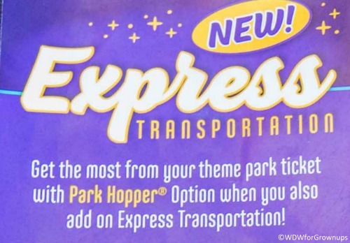 Express Transportation service ending at Disney World