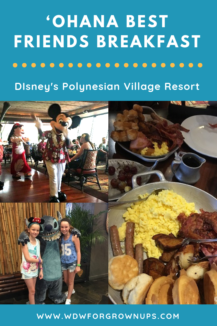 'Ohana Best Friends Character Breakfast at Disney's Polynesian Village Resort