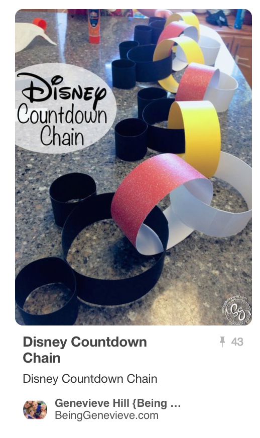Traditional Paper Chain Countdown
