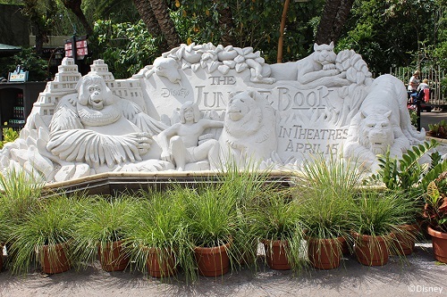 'The Jungle Book' sand sculpture at Disney's Animal Kingdom