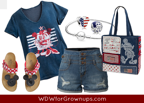 Disney Style In Red, White, and Blue