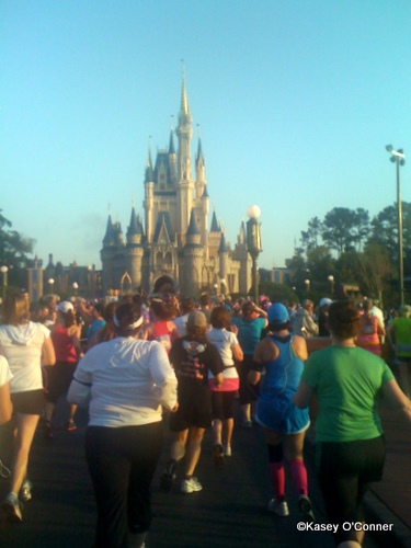 View of Magic Kingdom for a Disney Race Participant