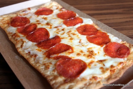 Pepperoni flatbread pizza