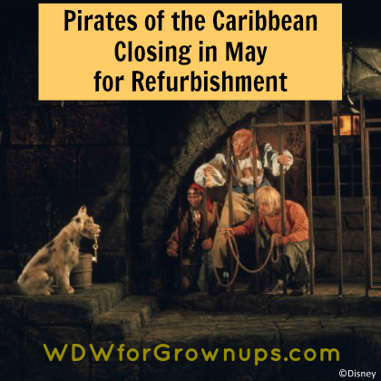 Pirates of the Caribbean to be closed all summer