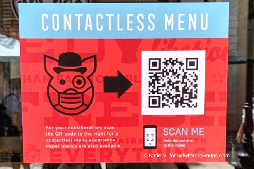 Use The Contactless Menu