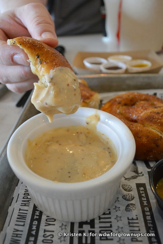 Hop Salt Pretzels With Beer Cheese Fondue