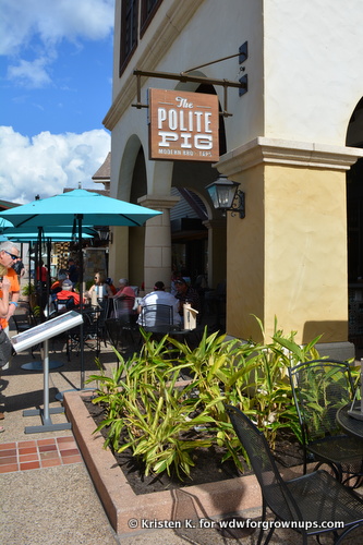 The Polite Pig At Disney Springs