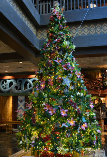The Polynesian Village Christmas Tree
