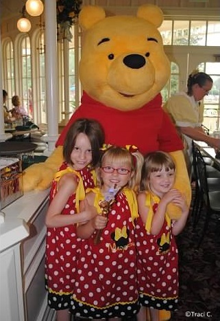 Everyone loves meeting Winnie the Pooh