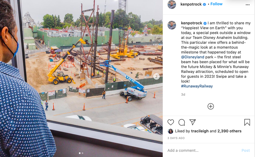 First Beam Laid In California