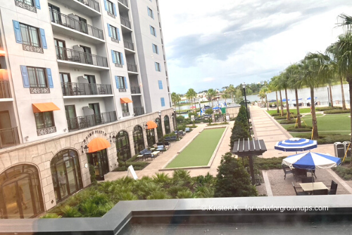 Bocce Court With Prima Piatto To The Left