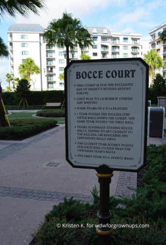 Riviera Resort Bocce Court