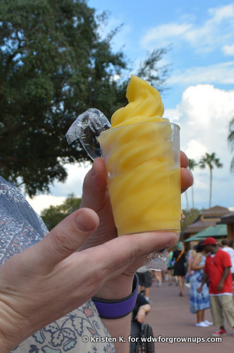 Pineapple Dole Whip with Bacardi Coconut Rum