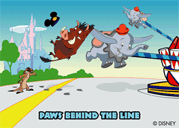 Paws Behind the Line
