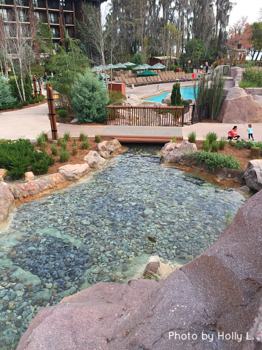 Silver Spring Creek Flows Down To The Feature Pool