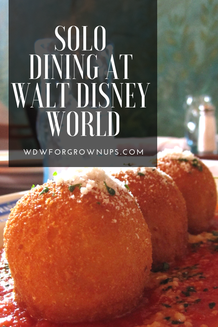 Solo Dining At Walt Disney World