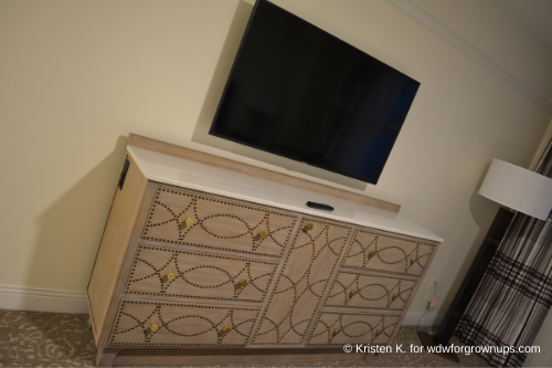 Bedroom Dresser and TV