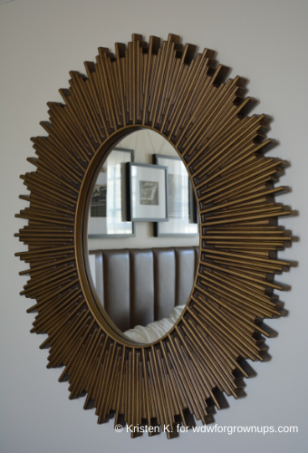 Bedroom Sunburst Mirror