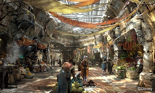 Artist rendering of the new 'Star Wars' Land at Disney's Hollywood Studios