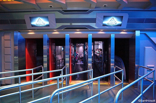 The boarding area on Star Tours: The Adventure Continues