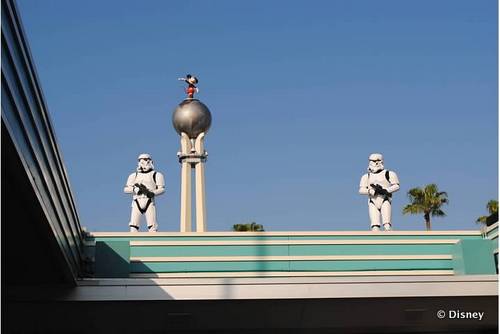 Storm Troopers Welcome Park Guests at Disney's Hollywood Studios