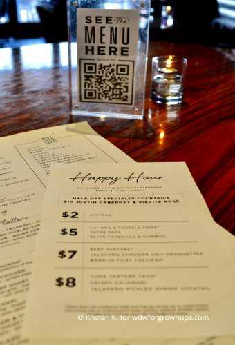 STK Orlando Happy Hour Menu