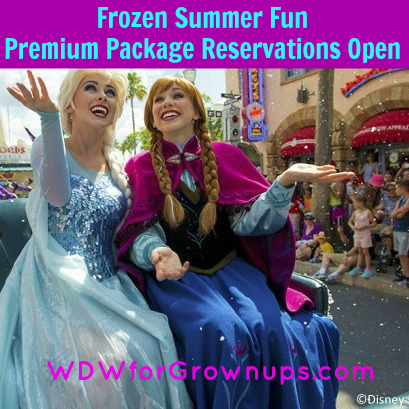 Make your reservations now for the Frozen Summer Fun Premium Package