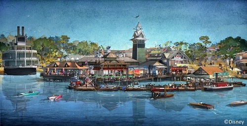 Artist rendering of The BOATHOUSE at Disney Springs
