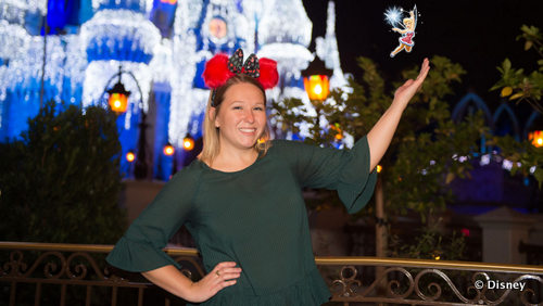 Tinker Bell In Red Adds Magic To Holiday Photos