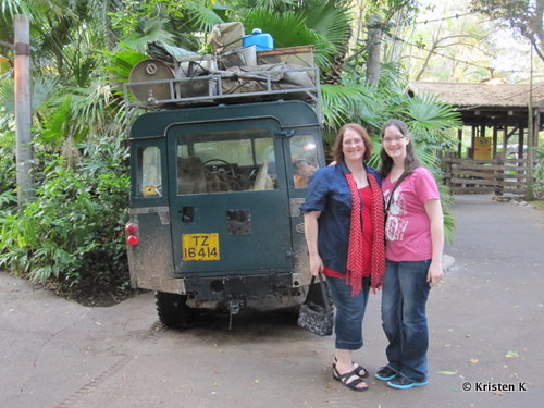 My Daughter and I in Disney's Animal Kingdom