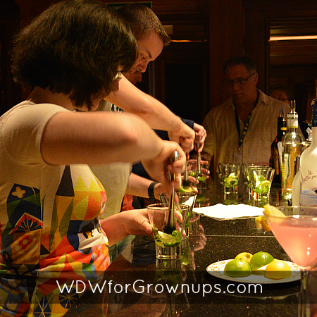 Tori Muddling Her Mojito