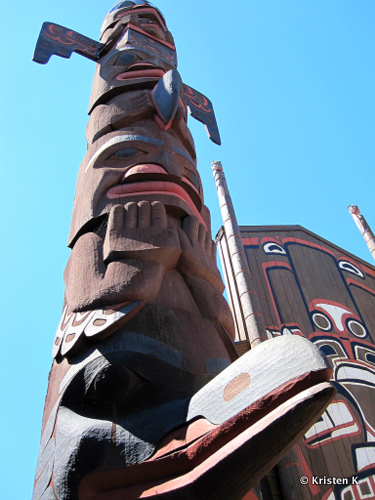 Totem pole in Canada