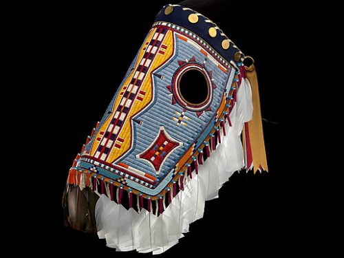 Traditional Horse Mask by Juanita Growing Thunder Fogarty in the National Museum of the American Indian Collection