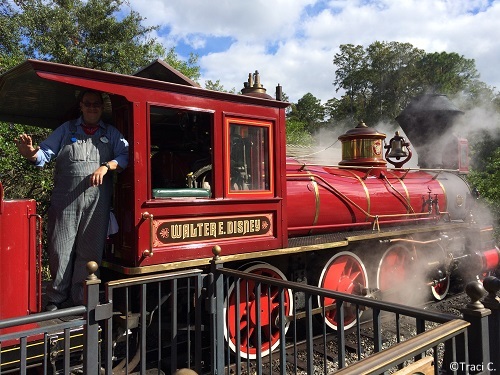 Take a ride on the Walt Disney World Railroad