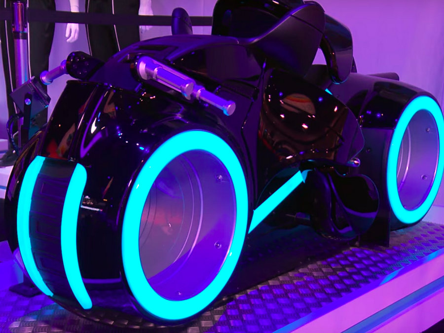 Tron Lightcycle Run Ride Vehicle