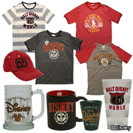 Walt Disney World inspired merchandise at The Trophy Room