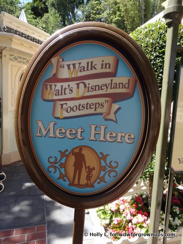 Walt In Walt's Disneyland Footsteps