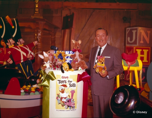 Walt Disney with Original Poster