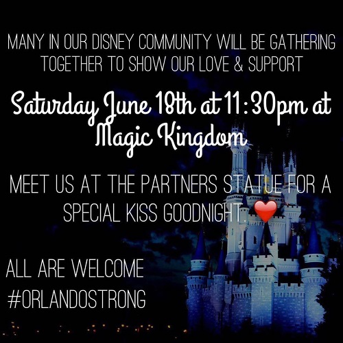 Informal gathering planned in honor of Orlando and Disney communities