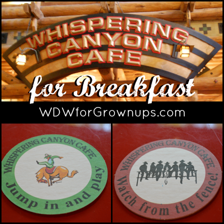Breakfast at Whispering Canyon Cafe