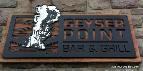 Geyser Point Bar & Grill Opens at Disney's Wilderness Lodge