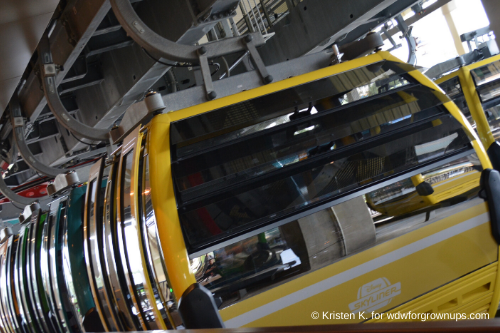 Yellow Skyliner Gondolas