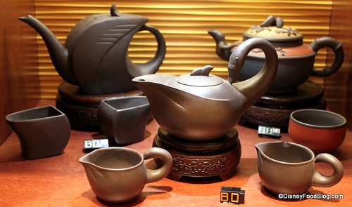 Yixing teapots and cups