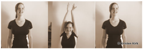 Reach High To Relieve Tension in Shoulders